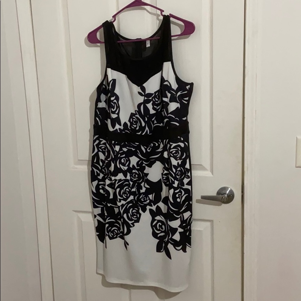 Black and white dress